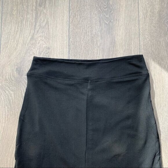 Revolve LNA Harley Skirt Pencil Mini Slit Black High Waist Bodycon Jersey XS - Picture 6 of 16